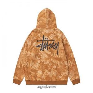 stussyステューシーアメリカンファッションブランドゆったりタイプの秋冬フードパーカー