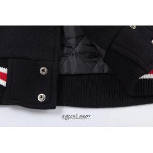 Stussy三方連名Ttl Varsity Jacketパッチワーク刺繍学校チーム野球服男女同型