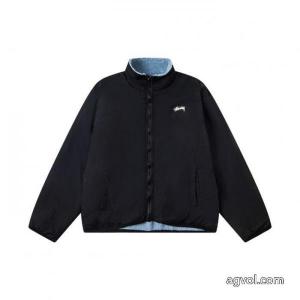 stussyステューシーリバーシブルジッパースタンドネックアメリカンレトロジャケットジャケット