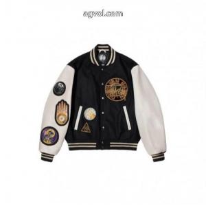StussyストゥッシーDries Van Noten x Stussy 22 FW連名爆発アイテム野球ウェアジャケット