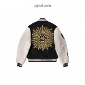 StussyストゥッシーDries Van Noten x Stussy 22 FW連名爆発アイテム野球ウェアジャケット