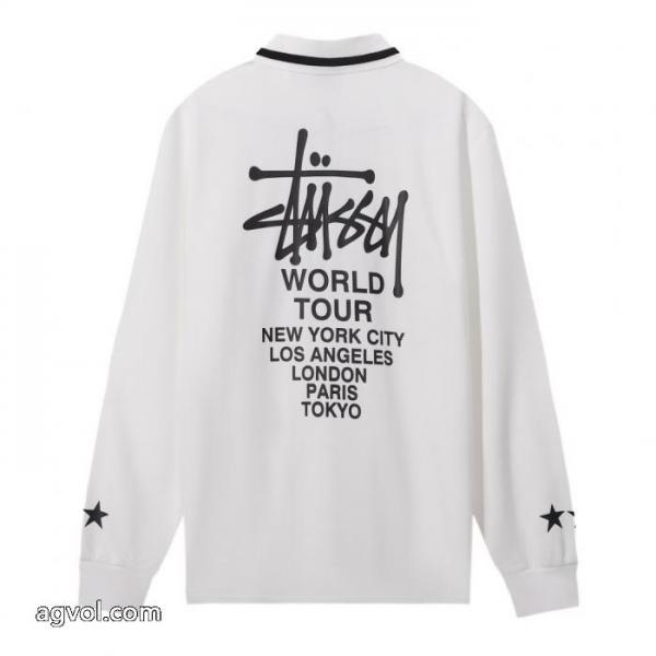 激安 通販 専門STUSSY長袖poloTシャツ入荷予定カワイイ雰囲気 5