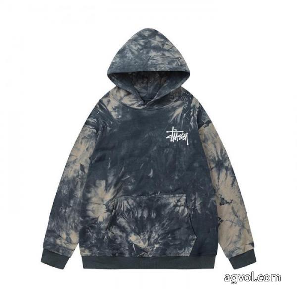 stussyステューシーアメリカンファッションブランドゆったりタイプの秋冬フードパーカー 5 