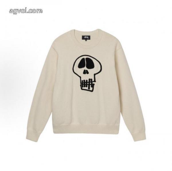 Stussyステューシーピュアカラースカルセーター 5 