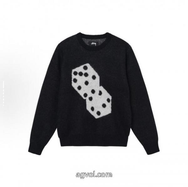 Stussyステューシー海馬毛サイコロセーター 5