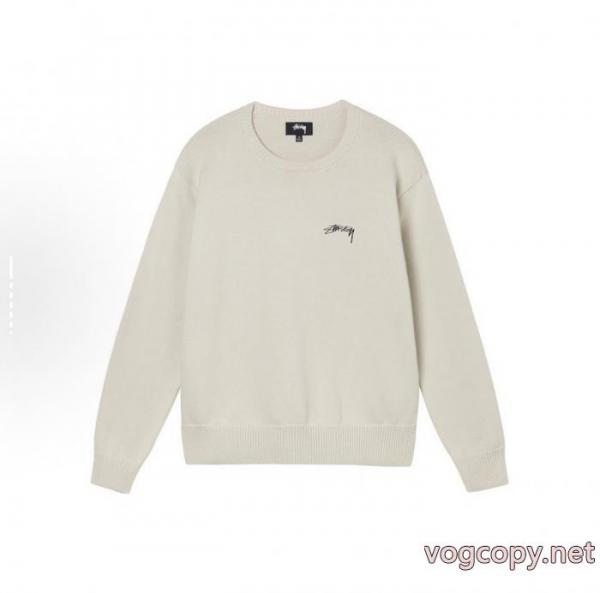 Stussy純色アルファベットセーター 4