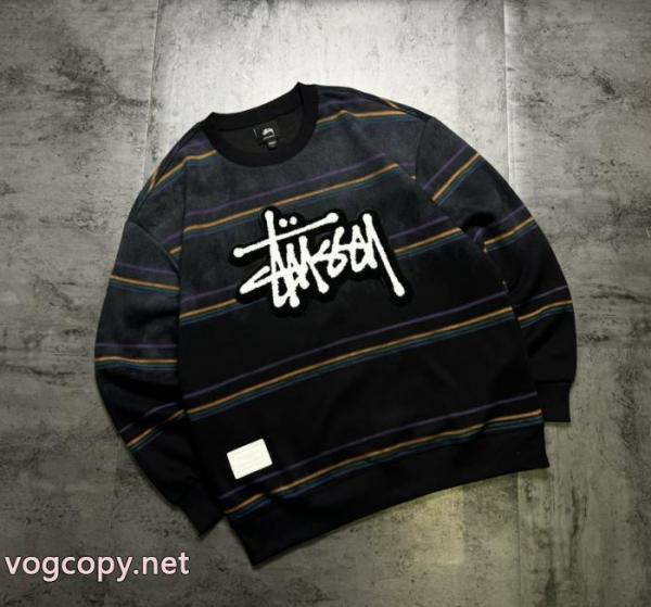 stussyアルファベット2025シリーズ秋の新作シリーズカップルパーカー 3