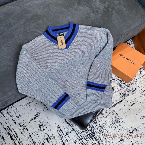 セーターSTUSSYコピー ブランド 優良26fw 切りっぱなしデザイン 人気の秋冬新作再登場 4
