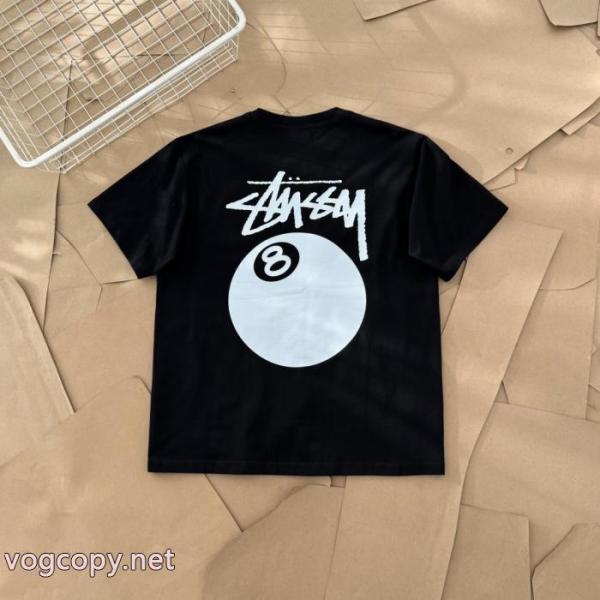 コピー ブランド半袖Tシャツお洒落に魅せる セレブも愛用 人気商品新色登場!STUSSY 1