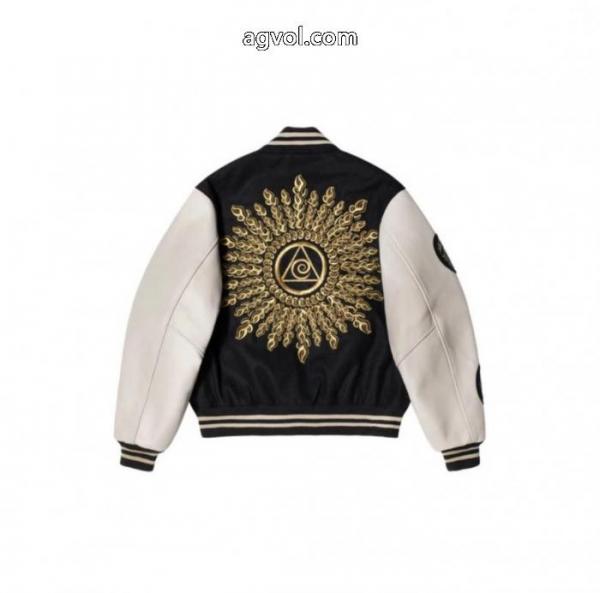 StussyストゥッシーDries Van Noten x Stussy 22 FW連名爆発アイテム野球ウェアジャケット 1